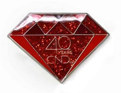 CND 40th Anniversary Enamel Pin
