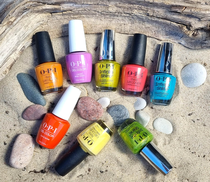 OPI 'My Me Era' Summer 2024 Collection – A vibrant display of new nail polish shades, perfect for expressing individuality and style this summer.