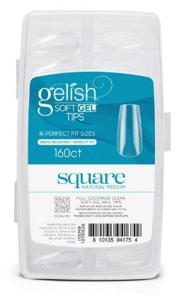 Square Medium Tips * Gelish Soft Gel Universalus Gelish Soft Gel 160 Tips