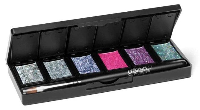 Rich In Glitter * Gelish Cream Gel Universalus Gelish Cream Gel