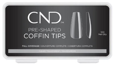 CND Pre-Shaped CoffinTips