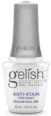 Gelish Anti-Stain Soak-Off Gel Top Coat – Stain-Resistant High-Gloss Finish Enails.eu