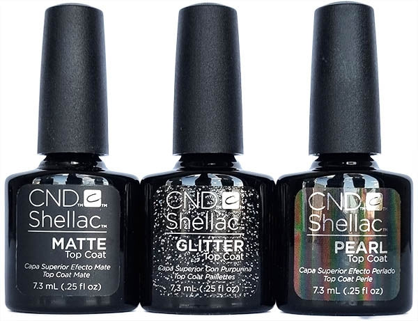 CND Shellac Alluring Trilogy Top Coat Collection