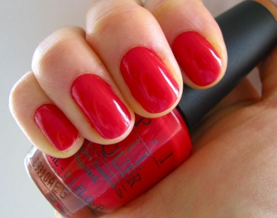 My Favorite Red Nail Polish essie  OPI  Connecticut Fashion and  Lifestyle Blog  Covering the Bases