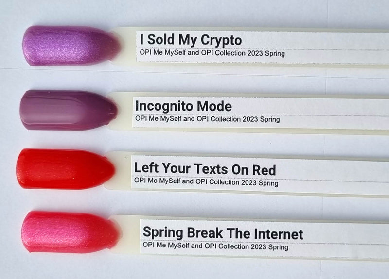 Left Your Texts On Red * OPI