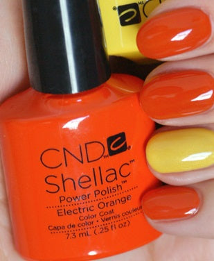 Electric Orange * CND Shellac