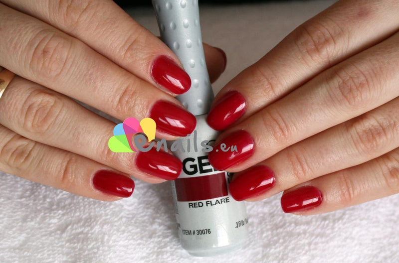 BeautyStudio_Silverburn - Gel file & polish using the colour 'red flare'😍  Nails by Chloe💅🏼 #orly #nails #glasgownails #superdrug #silverburn  #beautystudio