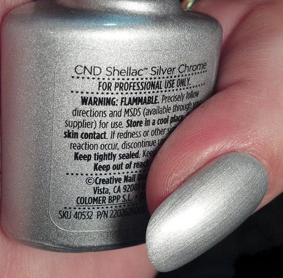 Silver Chrome * CND Shellac