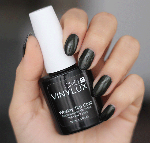 CND Vinylux Duo – Top Coat Plus Steel Gaze, 1er Pack (30 G)